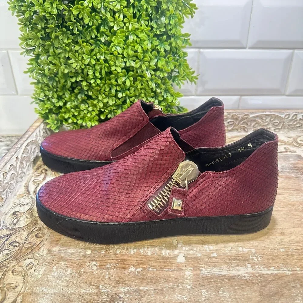 Stuart Weitzmam Leather Flats Size 7.5 - Picture 2 of 11